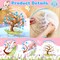 Gender Reveal Fingerprint Tree Boy or Girl Party Ideas Baby Shower Guest Book Party Game Gender Reveal Party Supplies for Baby Shower He or She Party Keepsake (Tree)